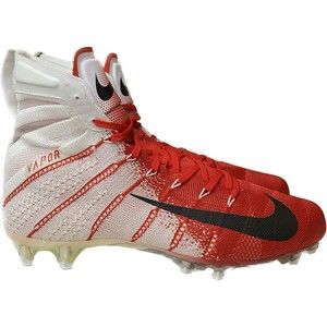 Nike Vapor Untouchable 3 Elite Red White Football Cleats AO3006-160 Size 11-12.5